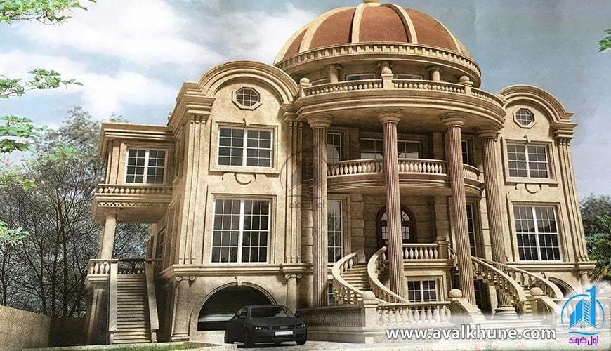 جدیدترین طرح‌های نمای رومی ویلا و نحوه ساخت نما رومی