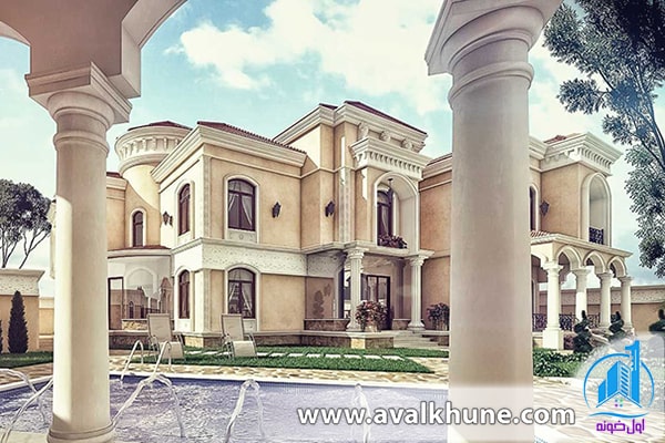 مزایای نما رومی برای ویلا 