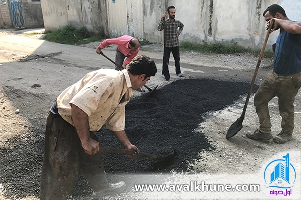 هزینه آسفالت کاری 