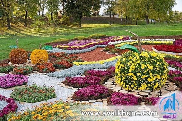گلکاری باغچه برای عید ۱۴۰۰ 