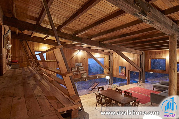 ساخت ویلای woodhouse