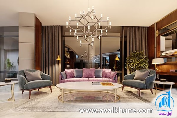  دکوراسیون ویلای لاکچری 