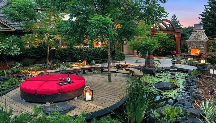 محوطه سازی به سبک باغ های ژاپنی-24230