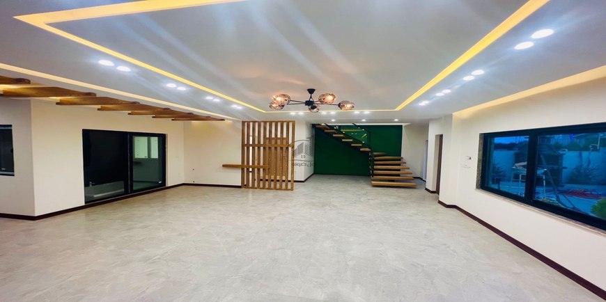 ویلا دوبلکس نما مدرن با سند تک برگ-32495