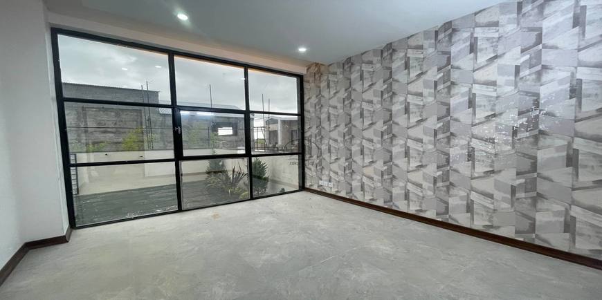 ویلا مدرن نما شیشه ای در جاده دریا-34454