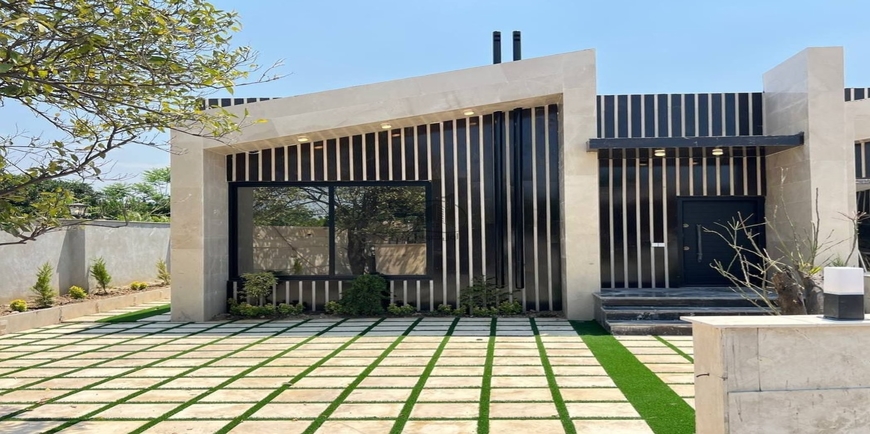 ویلا نما مدرن با سند و سه کنتور داخل شهرک